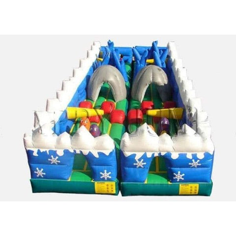 Happy Jump Inflatable Bouncers 16'H The Penguins Course (3 Pieces) by Happy Jump 20'H Leopard Slide by Happy Jump SKU XL8142