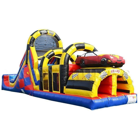 Happy Jump Inflatable Bouncers 17'H Backyard Race Course by Happy Jump 14'H Backyard Pirates Obstacle by Happy Jump SKU# IG5103