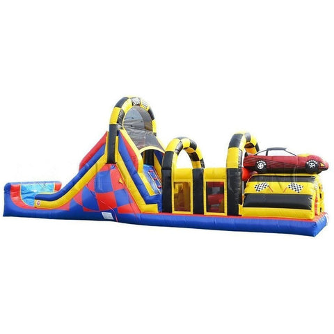 Happy Jump Inflatable Bouncers 17'H Backyard Race Course by Happy Jump IG5104 14'H Backyard Pirates Obstacle by Happy Jump SKU# IG5103