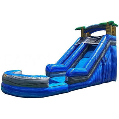 Happy Jump Inflatable Bouncers 18' Blue Wave Water Slide (Marble) by Happy Jump 781880253860 WS8318 18' Blue Wave Water Slide (Marble) by Happy Jump SKU# WS8318