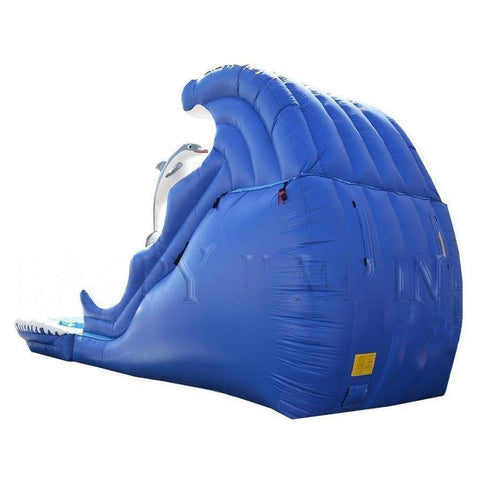 Happy Jump Inflatable Bouncers 18'H Double Drop Wave Slide Pool by Happy Jump 781880253693 WS4120 18'H Double Drop Wave Slide Pool by Happy Jump SKU# WS4120