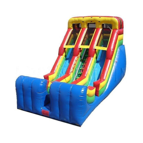 Happy Jump Inflatable Bouncers 18'H Double Lane Wet/Dry by Happy Jump 781880246572 SL3150 18'H Double Lane Wet/Dry by Happy Jump SKU# SL3150