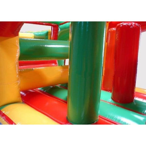 Happy Jump Inflatable Bouncers 18'H Obstacle Course 3 Plus Sports Theme by Happy Jump