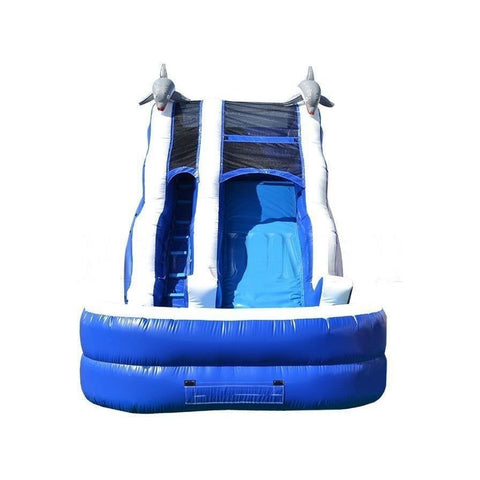 Happy Jump Inflatable Bouncers 18'H Water Slide by Happy Jump 781880253549 WS4110 18'H Water Slide by Happy Jump SKU# WS4110