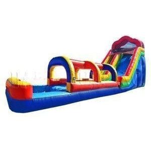 Happy Jump Inflatable Bouncers 18'H Water Slide with Slip & Slide Pool by Happy Jump 781880253976 WS4139 18'H Water Slide with Slip & Slide Pool by Happy Jump SKU#WS4139