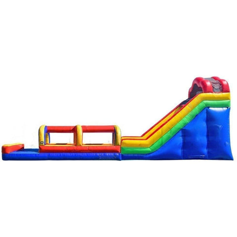 Happy Jump Inflatable Bouncers 18'H Water Slide with Slip & Slide Pool by Happy Jump 781880253976 WS4139 18'H Water Slide with Slip & Slide Pool by Happy Jump SKU#WS4139