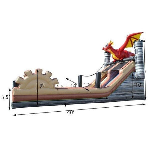 Happy Jump Inflatable Bouncers 20'H Dragon Slide by Happy Jump 781880246534 SL3132 20'H Dragon Slide by Happy Jump SKU# SL3132