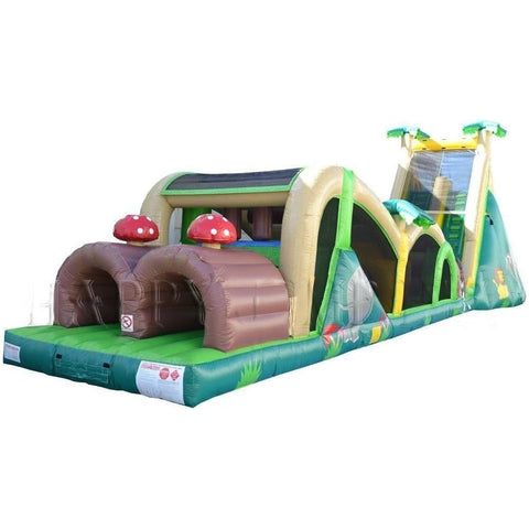 Happy Jump Inflatable Bouncers 20'H Extreme Rush Obstacle Course Tropical by Happy Jump 781880252559 IG5241 20'H Extreme Rush Obstacle Course Tropical by Happy Jump SKU#IG5241