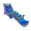 Image of Happy Jump Inflatable Bouncers 22'H Double Bay Water Slide With Slip & Slide Pool by Happy Jump WS4153 22'H Double Lane Water Slide Primary Colors by Happy Jump SKU# WS4152