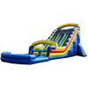 Image of Happy Jump Inflatable Bouncers 22'H Double Lane Water Slide Primary Colors by Happy Jump Blue Bay Water Slide (22' Double) by Happy Jump SKU# WS4151
