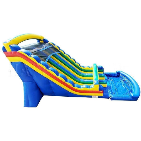 Happy Jump Inflatable Bouncers 22'H Double Lane Water Slide Primary Colors by Happy Jump Blue Bay Water Slide (22' Double) by Happy Jump SKU# WS4151