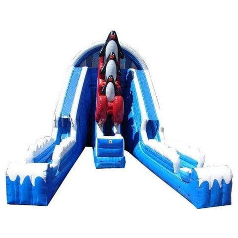 Happy Jump Inflatable Bouncers 22'H Raging Rapids Penguin Wet & Dry Slide by Happy Jump 781880266983 WS4402 22'H Raging Rapids Penguin Wet & Dry Slide by Happy Jump SKU WS4402