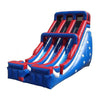 Image of Happy Jump Inflatable Bouncers 24'H Double Lane Slide - Patriotic by Happy Jump 781880246589 SL3161 24'H Double Lane Slide by Happy Jump SKU#SL3160