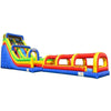Image of Happy Jump Inflatable Bouncers 24'H Single Lane Slide w/ Slip and Slide by Happy Jump WS4155 The Malibu (18' Double Lane) by Happy Jump SKU# WS4185