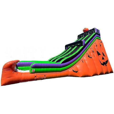 Happy Jump Inflatable Bouncers 28' Double Lane Slide (Halloween) by Happy Jump 781880252740 SL3173 28' Double Lane Slide (Halloween) by Happy Jump SKU#SL3173