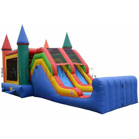 Happy Jump Inflatable Bouncers 5 in 1 Super Combo Double Lane by Happy Jump 781880271208 CO2181 5 in 1 Super Combo Double Lane by Happy Jump SKU# CO2181