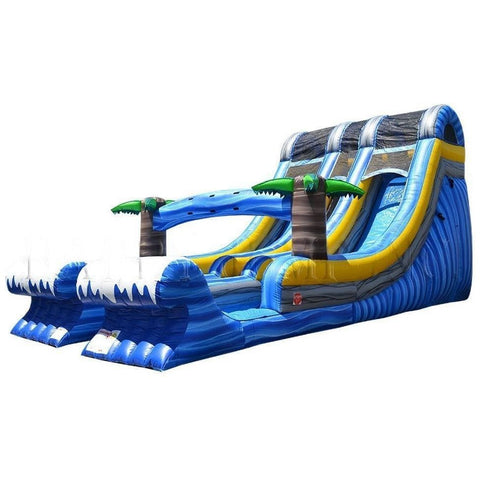 Happy Jump Inflatable Bouncers Blazer Wave (18' Water Slide) by Happy Jump WS4160 22'H Blue Splash Water Slide by Happy Jump SKU# WS8722