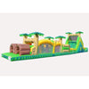 Image of Happy Jump Inflatable Bouncers Obstacle Course 3 PLUS (16ft Slide)-Tropical (Wet & Dry) by Happy Jump IG5123-16 15'H Obstacle Course 3 Tropical by Happy Jump SKU# IG5123