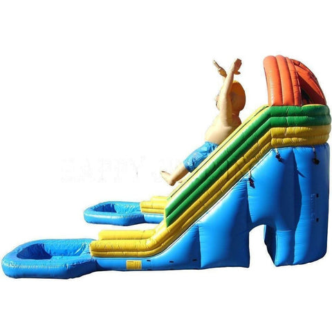 Happy Jump Inflatable Bouncers Raging Rapids 22' Water Slide W/ Character by Happy Jump 781880266969 WS4401 Raging Rapids 22' Water Slide W/ Character by Happy Jump SKU WS4401