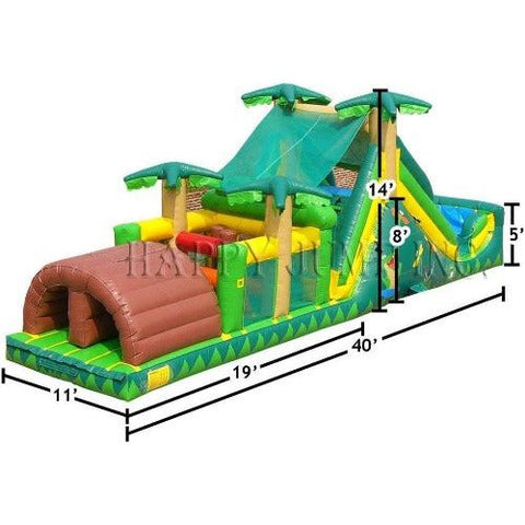 Happy Jump Obstacle Courses Backyard Tropical Obstacle by Happy Jump IG5102 Backyard Tropical Obstacle by Happy Jump SKU# IG5102