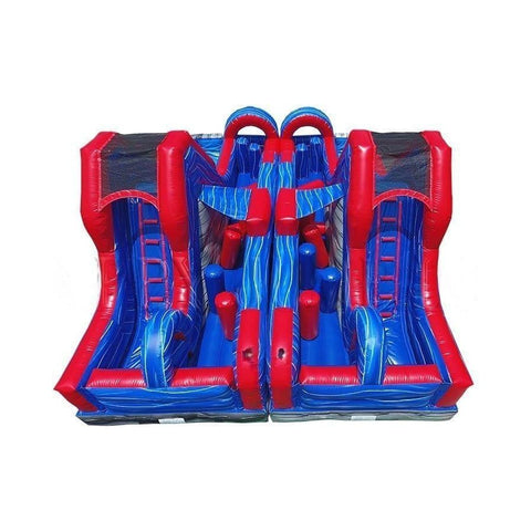 Happy Jump Water Parks & Slides 13'H Warrior Challenge Dual Lap Obstacle by Happy Jump IG5204 13'H Dual Lap Obstacle Challenge by Happy Jump SKU#IG5202