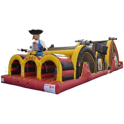 Happy Jump Water Parks & Slides 14'H 3 Lane Mega Thrill Pirate by Happy Jump 13'H Camo 3 lane Mega Thrill by Happy Jump SKU#IG5255