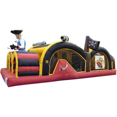 Happy Jump Water Parks & Slides 14'H 3 Lane Mega Thrill Pirate by Happy Jump 13'H Camo 3 lane Mega Thrill by Happy Jump SKU#IG5255