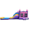 Image of Happy Jump Water Parks & Slides 14'H 5in1 Super Combo Princess Marble PLUS (Pool + Stopper) by Happy Jump CO2172-1M