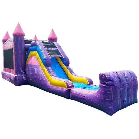 Happy Jump Water Parks & Slides 14'H 5in1 Super Combo Princess Marble PLUS (Pool + Stopper) by Happy Jump 781880277408 CO2172-1M 14'H 5in1 Super Combo Princess Marble PLUS (Pool + Stopper) Happy Jump