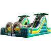 Image of Happy Jump Water Parks & Slides 14'H Tropical Dual Lap Obstacle Challenge by Happy Jump 781880252511 IG5207 14'H Tropical Dual Lap Obstacle Challenge by Happy Jump SKU#IG5207