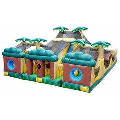 Happy Jump Water Parks & Slides 15'H 3 Piece Tropical Obstacle Course by Happy Jump 781880252535 IG5212 15'H 3 Piece Tropical Obstacle Course by Happy Jump SKU#IG5212