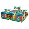 Image of Happy Jump Water Parks & Slides 15'H 3 Piece Tropical Obstacle Course by Happy Jump 781880252535 IG5212 15'H 3 Piece Tropical Obstacle Course by Happy Jump SKU#IG5212