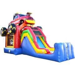 Happy Jump Water Parks & Slides 18'H 4in1 Super Combo Monster Truck by Happy Jump 781880276753 CO2159 18'H 4in1 Super Combo Monster Truck by Happy Jump SKU#CO2159