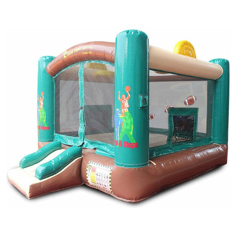 Island Hopper Inflatable Party Decorations Commercial Sports N Hops Bounce House by Island Hopper 898698001870 Com-snh Commercial Sports N Hops Bounce House by Island Hopper SKU# COM-SNH