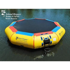 Island Hopper Water Trampoline 17 Foot Bounce N Splash Water Bouncer by Island Hopper 7'BSPLASH - 17'BNS-yellow