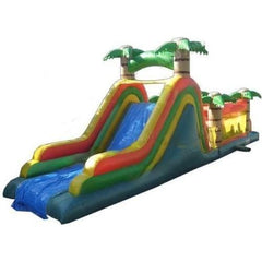 3 in 1 Tropical Obstacle Course by Jingo Jump