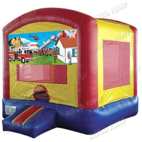 Jingo Jump Commercial Bouncers Fire House by Jingo Jump 323 Fire House by Jingo Jump SKU# 323