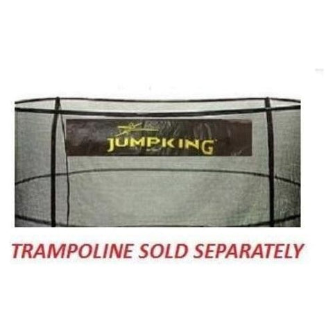 Jump King accessories 10' Enclosure Netting For 5 Poles For 5.5" Springs With JK Logo Model By Jump King NET10-JP5/5.5JK 10' Enclosure Netting For 5 Poles For 5.5" Springs With JK Logo Model By Jump King from My Bounce House For Sale