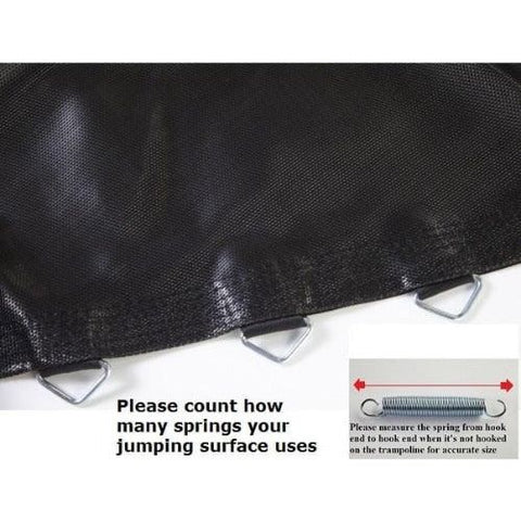 JUMPING SURFACE FOR 15' TRAMPOLINE WITH 84 V-RINGS -6" by Jump King - My Bounce House For Sale