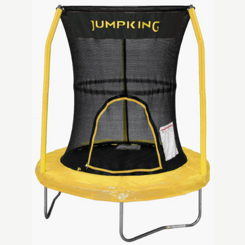 Jump King Trampoline 55' Trampoline With 3 Poles Enclosure System - Yellow By Jump King 839539001772 BZJP55Y 55' Trampoline With 3 Poles Enclosure System Yellow Jump King BZJP55Y