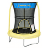 Image of Jump King Trampoline 55' Trampoline With 3 Poles Enclosure System - Yellow By Jump King 839539001772 BZJP55Y 55' Trampoline With 3 Poles Enclosure System Yellow Jump King BZJP55Y
