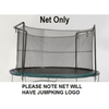 Image of Jump King Trampoline Accessories 14' Enclosure Netting For 2 Arches For 7" Springs With JK Logo Model By Jump King 781880203605 NET14-2A/7JK 14' Enclosure Netting For 2 Arches For 7" Springs With JK Logo Model