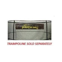 Jump King Trampoline Accessories 15' Enclosure Netting for 5 Poles for 7" Springs With JK Logo By Jump King 781880251804 NET15-JP5/7JK 15' Enclosure Netting for 5 Poles for 7" Springs With JK Logo