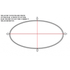 Image of Jump King Trampoline Accessories Jumping Surface for 8' x 11.5’ Oval Trampoline with 62 V-rings for 7" Springs by Jump King 781880201359 BEDOV811562-7 Jumping Surface 8' x 11.5’ Oval Trampoline with 62 V-rings 7" Springs