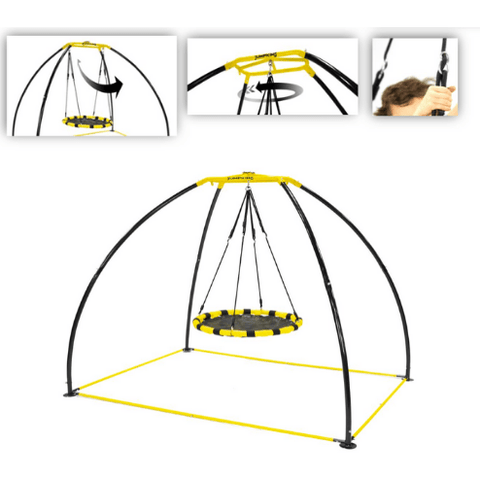 UFO Backyard Swing Round Seat Version 2 By Jump King - My Bounce House For Sale