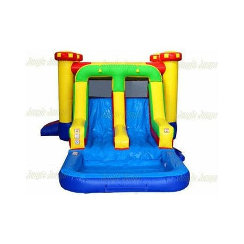 Jungle Jumps Inflatable Bouncers 12' H Dual Lane WetDry-Combo by Jungle Jumps CO-C153-C 12' H Dual Lane WetDry-Combo by Jungle Jumps SKU #CO-C153-C