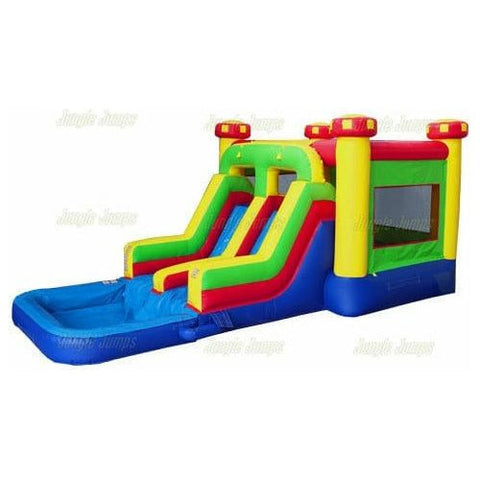 Jungle Jumps Inflatable Bouncers 12' H Dual Lane WetDry-Combo by Jungle Jumps CO-C153-C 12' H Dual Lane WetDry-Combo by Jungle Jumps SKU #CO-C153-C