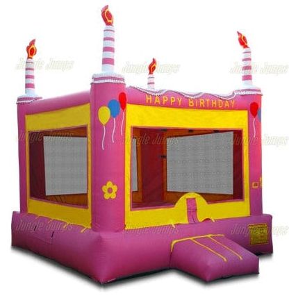 Jungle Jumps Inflatable Bouncers 13 x 13 x 15 Pink Birthday Cake II by Jungle Jumps 781880201892 BH-1086-B Pink Birthday Cake II by Jungle Jumps SKU# BH-1086-B/BH-1086-C