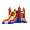 Image of Jungle Jumps Inflatable Bouncers 13 x 22 x 15 Blue & Red Castle Combo by Jungle Jumps 781880288947 CO-1284-B Blue & Red Castle Combo by Jungle Jumps SKU#CO-1284-B/CO-1284-C