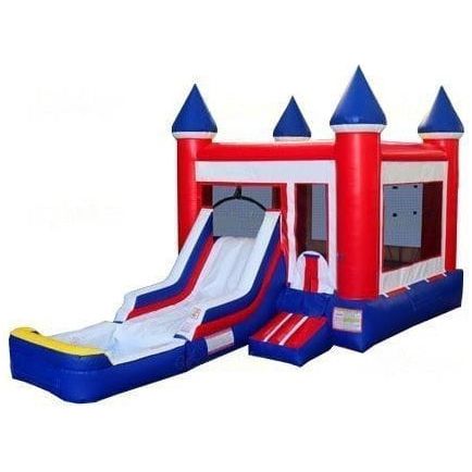 Jungle Jumps Inflatable Bouncers 13 X 25 X 15 Patriot Slide Combo with Pool II by Jungle Jumps 781880285441 CO-1526-B Patriot Slide Combo with Pool II Jungle Jumps SKU#CO-1526-B/CO-1526-C